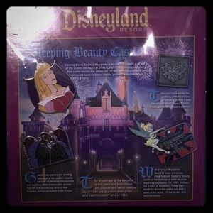 Disneyland “Sleeping Beauty Castle pin set “